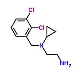N-Cyclopropyl-N-(2,3-dichlorobenzyl)-1,2-ethanediamine Structure