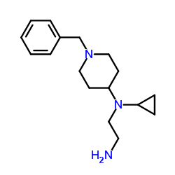 N-(1-Benzyl-4-piperidinyl)-N-cyclopropyl-1,2-ethanediamine Structure