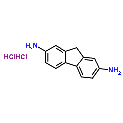 9H-Fluorene-2,7-diamine dihydrochloride structure