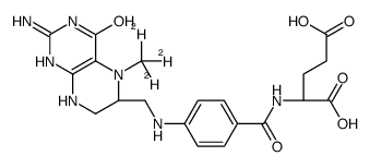 5-(Methyl-d3)tetrahydrofolic Acid结构式