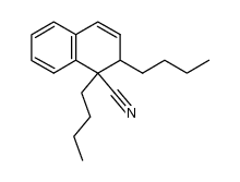 1-cyano-1,2-dibutyl-1,2-dihydronaphthalene Structure