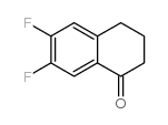 6,7-二氟-3,4-二氢萘-1(2H)-酮结构式