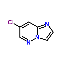 7-氯咪唑[1,2-b]哒嗪结构式