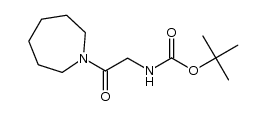 tert-butyl (2-(azepan-1-yl)-2-oxoethyl)carbamate Structure