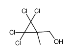 (2,2,3,3-tetrachloro-1-methylcyclopropyl)methanol Structure