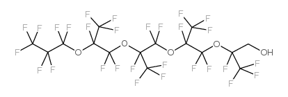 1H,1H-PERFLUORO(2,5,8,11-TETRAMETHYL-3,6,9,12-TETRAOXAPENTADECAN-1-OL)结构式