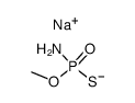 sodium O-methyl phosphoramidothioate Structure