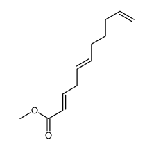 2,5,10-Undecatrienoic acid methyl ester Structure
