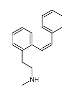 N-methyl-2-[2-(2-phenylethenyl)phenyl]ethanamine结构式