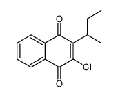 2-butan-2-yl-3-chloronaphthalene-1,4-dione结构式