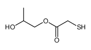 2-hydroxypropyl 2-sulfanylacetate结构式