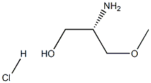 (S)-2-氨基-3-甲氧基丙烷-1-醇盐酸盐结构式