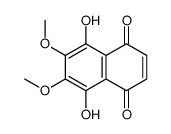 5,8-dihydroxy-6,7-dimethoxynaphthalene-1,4-dione结构式