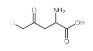 Levulinic acid,2-amino-5-chloro-, hydrochloride, L- (8CI)结构式