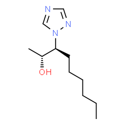 1-(2-hydroxy-3-nonyl)-1,2,4-triazole结构式