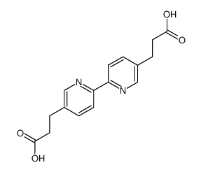 5,5'-Bis(carboxyethyl)-2,2'-bipyridine结构式