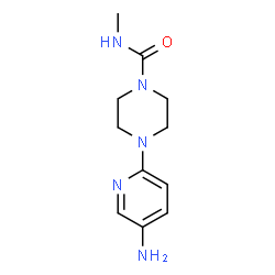 4-(5-azanylpyridin-2-yl)-N-methyl-piperazine-1-carboxamide图片