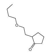 2-(2-butoxyethyl)cyclopentan-1-one Structure