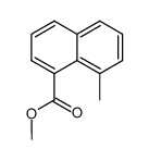 Methyl 8-methylnaphthalene-1-carboxylate Structure