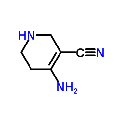 4-氨基-3-氰基-1,2,5,6-四氢吡啶结构式