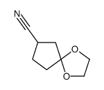 1,4-Dioxaspiro[4.4]nonane-7-carbonitrile结构式