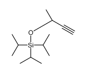 [(2S)-but-3-yn-2-yl]oxy-tri(propan-2-yl)silane结构式
