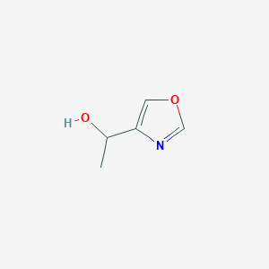 1-(oxazol-4-yl)ethanol structure