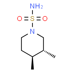 1-Piperidinesulfonamide,3,4-dimethyl-,trans-(8CI)结构式