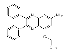 Pyrido[2,3-b]pyrazin-6-amine,8-ethoxy-2,3-diphenyl-结构式
