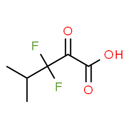 Pentanoic acid,3,3-difluoro-4-methyl-2-oxo-结构式