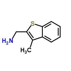 1-(3-Methyl-1-benzothiophen-2-yl)methanamine结构式