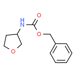 3-(S)-N-CBZ-TETRAHYDROFURAN-3-YL-AMINE结构式