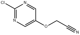 2-((2-chloropyrimidin-5-yl)oxy)acetonitrile structure