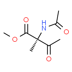 Isovaline,N-acetyl-3-oxo-,methyl ester结构式