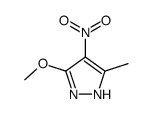 1H-Pyrazole,3-methoxy-5-methyl-4-nitro- Structure
