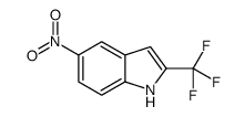 5-Nitro-2-(trifluoromethyl)-1H-indole结构式