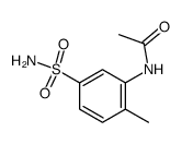2-acetylamino-toluene-4-sulfonic acid amide结构式