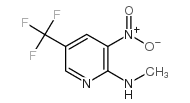 2-methylamino-3-nitro-5-(trifluoromethyl)pyridine Structure