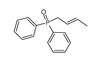 trans-crotyldiphenylphosphine oxide结构式