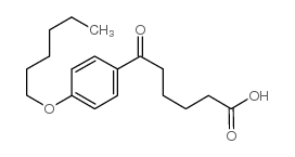 6-(4-HEXYLOXYPHENYL)-6-OXOHEXANOIC ACID结构式
