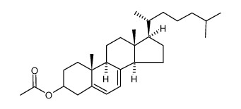 7-dehydrocholesten-3-ol acetate结构式
