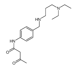 N-[4-[[3-(diethylamino)propylamino]methyl]phenyl]-3-oxobutanamide结构式