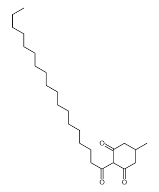 5-methyl-2-octadecanoylcyclohexane-1,3-dione结构式