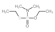 N-(ethoxy-ethylsulfanyl-phosphoryl)-N-methyl-methanamine Structure