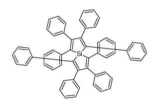 1,2,3,4,6,7,8,9-octakis-phenyl-5-silaspiro[4.4]nona-1,3,6,8-tetraene Structure