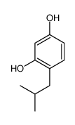 4-(2-methylpropyl)benzene-1,3-diol Structure