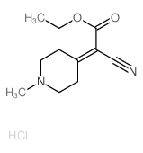 ethyl 2-cyano-2-(1-methyl-4-piperidylidene)acetate structure