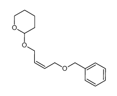 4-benzyloxy-1-O-tetrahydropyranyl-2-Z-buten-1-ol结构式