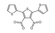 3',4'-二硝基-2,2':5',2''-三联噻吩结构式