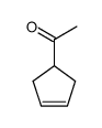 Ethanone, 1-(3-cyclopenten-1-yl)- (9CI)结构式